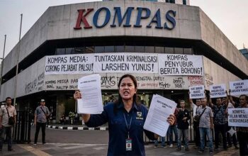 Kompas.Com Sebarkan Fitnah Keji terhadap Ketua KNPI Riau yang Dikriminalisasi Polresta Pekanbaru, Ini Sanggahan Istri Larshen Yunus