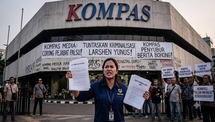 Kompas.Com Sebarkan Fitnah Keji terhadap Ketua KNPI Riau yang Dikriminalisasi Polresta Pekanbaru, Ini Sanggahan Istri Larshen Yunus