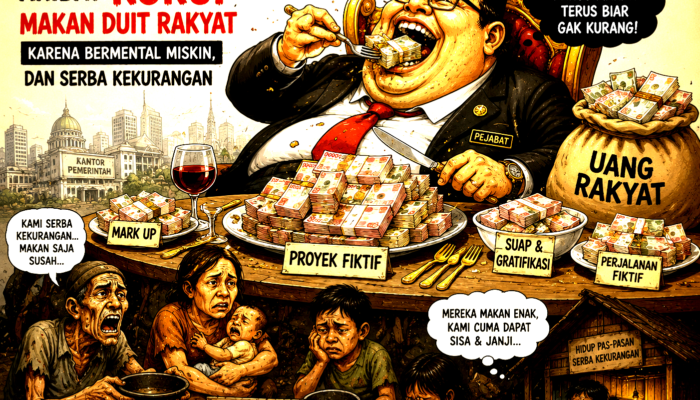 Fakta: Pejabat Bermental Miskin, Pasti Rakus dan Korup!